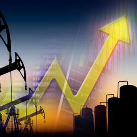 O petróleo bruto subiu mais de 3% ao dia.